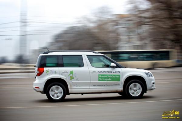 В ногу со временем: тест-драйв Škoda Yeti